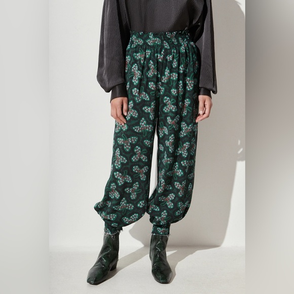 NWT Nile Pant in Dark Green Rachel Comey - Picture 2 of 6